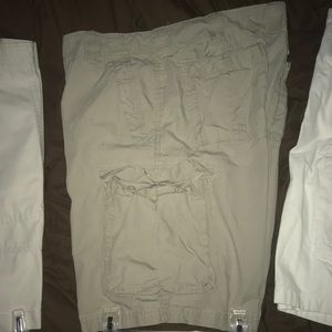 GH bass cargo shorts, Lee cargo shorts.